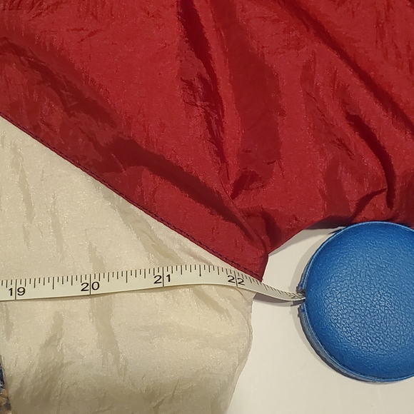 2 For $15 Vtg Colorful Wine Blue White Gold Windbreaker Womens Sz S EUC - Picture 14 of 16